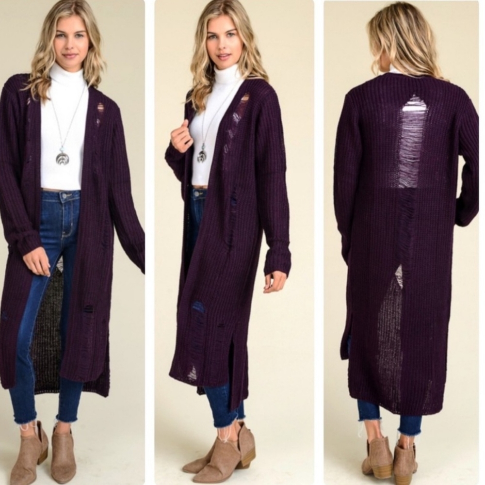 NWT Long Sweater Duster Cardigan